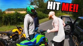 WHEN BIKERS FIGHT BACK  Crazy Motorcycle Moments Ep 29 [upl. by Osmen]