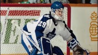 Felix Potvin 2nd start for the Toronto maple leafs [upl. by Marielle]