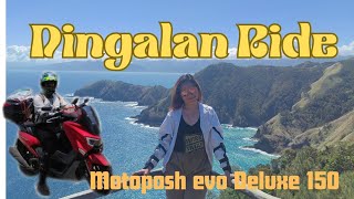 Dingalan Ride using my Motoposh Evo Deluxe 150 [upl. by Nyrehtac]