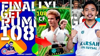 AKHIRNYA  RUMMENIGGE 108 RATED RELEASE eFootball 2025 I Just Concept rummenigge efootball [upl. by Cherida]