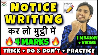 Notice Writing  Notice Writing Format  Notice Writing in Hindi  Class 101112678  In English [upl. by Nomrac]