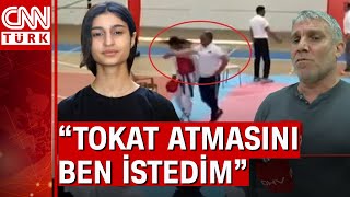 Antrenörünün tokat attığı tekvandocu İrem Pala konuştu [upl. by Lorien64]