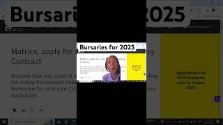 Bursaries for 2025 academic yearAccounting students universityprep universityadmissions [upl. by Brindell791]