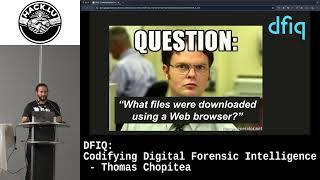 DFIQ Codifying Digital Forensic Intelligence  Thomas Chopitea [upl. by Seraphine]