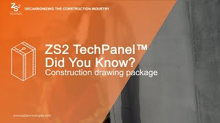 ZS2 TechPanel Did You Know Construction Drawing Package [upl. by Labaw]