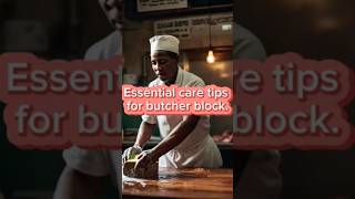 Essential care tips for butcher blockfood butcherybusiness shortsvideoshortfeeds [upl. by Thurmond]