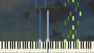 Schalas Theme  Chrono Trigger OST  Synthesia Tutorial [upl. by Rozanna]