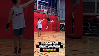 5’9 Dunker Does A Windmill Out Of Hand basketball dunk lebron fitness jump jesus music gym [upl. by Lattie]