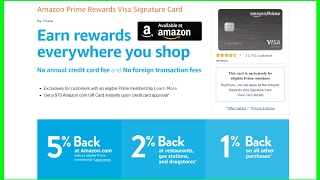 Amazon Store Card  Amazon Prime Store Card  AMAZON CREDIT CARDS Review [upl. by Xylon817]