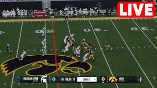 NCAAF LIVE🔴 lowa Hawkeyes vs Michigan State Spartans  Week 8 Full Game  2024 College Football 25 [upl. by Haley]