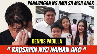 EXCLUSIVE DENNIS PADILLA MAY PANAWAGAN KINA JULIA CLAUDIA AT LEON BARRETTO [upl. by Ennahgiel]