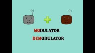 How a MODEM works  Animation [upl. by Keith]