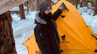 GEERTOP 4 season tent setup and review [upl. by Nivad]