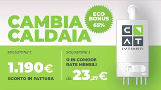 CAMBIA CALDAIA con ECOBONUS 65 [upl. by Monafo]