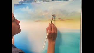 Original Oil Painting Timelapse “Waves and Waterfalls” by Kaylee Rakowski [upl. by Secor]