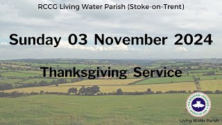 LWP Stoke Thanksgiving Family Service 3 November 2024 [upl. by Aneba]