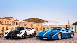 Pagani Zonda Cinque  Blue F40 Photoshoot  LEAP COMPLETE [upl. by Lashond]