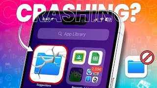 How to Fix Files App Crashing or Not Working on iPhone  File App Issues [upl. by Shu625]