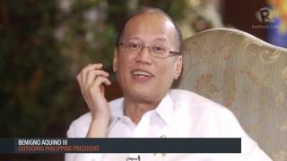 President Aquino on the popularity of Bongbong Marcos [upl. by Inej]