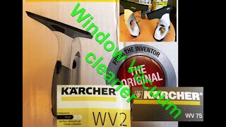 KÄRCHER Window vacuum cleaners WV75 Plus WV2 Premium [upl. by Arrakat]