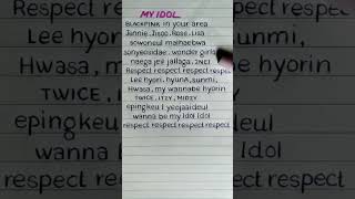 XIN  MY IDOL Lyrics REQUESTED kpop lyrics shorts shortsfeed youtubeshorts [upl. by Skelly]