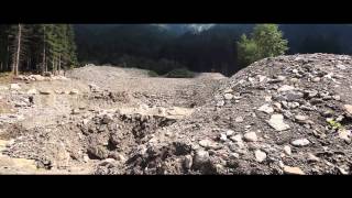 Murenabgänge 07 08 2015 Neustift im Stubaital [upl. by Ticon]