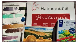 Review Hahnemühle Britannia Watercolour Paper [upl. by Hploda]