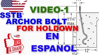 COMO LEER FOUNDATIONPLAN 💲HOLDOWN ANCHOR BOLTS [upl. by Yeo]