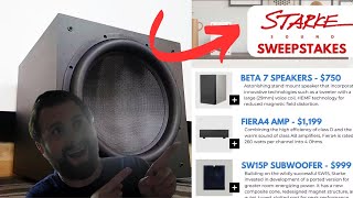 Starke Sound SW15 Subwoofer  Insane Value For The Money  Giveaway  HTR Talk [upl. by Wier]