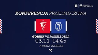 Konferencja prasowa przed meczem Górnik Zabrze  Jagiellonia Białystok [upl. by Roze]