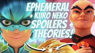 ADRIEN WILL BE AKUMATIZED   NEW MIRACULOUS LADYBUG EPHEMERAL  KURO NEKO SPOILERS  THEORIES  🐞✨ [upl. by Auqinal]