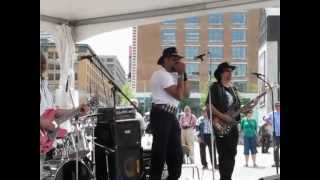 HAWK N ROLL BLUES BAND Performs on the Esplanade  Place des arts for Stroll For Liver [upl. by Groome]