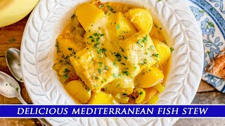 Mediterranean Fish Stew with Aioli  French Bourride Recipe [upl. by Wakerly]