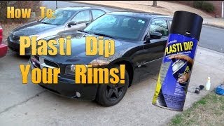 How To Plasti Dip  Blackout Your Rims [upl. by Aiuqet214]