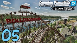 FARMING SIMULATOR 22 PLATINUM 05  Premières Planches au Rollercoaster 🎢 [upl. by Spence760]