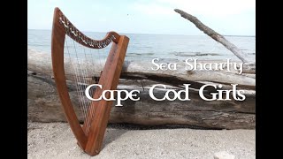 Cape Cod Girls on Celtic Folk Harp [upl. by Zalucki]