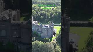 Calzean castle on a cliffs edge at maybole south Ayr [upl. by Ruomyes]