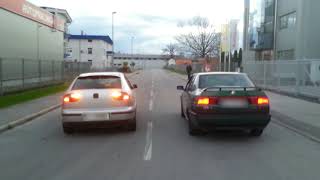 Alfa romeo 155 17 TS VS Seat leon 19Tdi [upl. by Analim70]