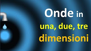 ONDE in una due tre dimensioni [upl. by Enert159]