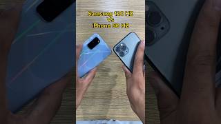 Samsung 120HZ vs iPhone 60 HZ [upl. by Idnahk]