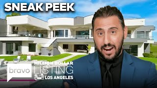 SNEAK PEEK Josh Altman Prices A 133 Acre Home  Million Dollar Listing LA S15 E10  Bravo [upl. by Tybald]