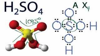 H2SO4 Molecular Geometry  Shape and Bond Angles [upl. by Ikkela]