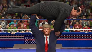 Donald Trump vs Paul Heyman  WWE US Championship [upl. by Shetrit]