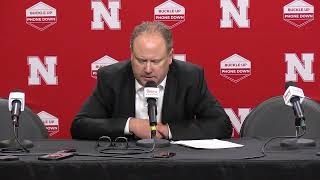 Postgame Media Conference at Nebraska  Wisconsin Mens Basketball  Feb 1 2024 [upl. by Yeldnarb787]