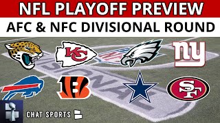 NFL Playoff Picture Schedule Bracket Matchups DatesTimes For 2023 NFL Playoffs Divisional Round [upl. by Emmalynn]