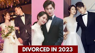 TOP CHINESE DRAMA COUPLES THAT GOT DIVORCED IN REAL LIFE 2023 marriage kdrama [upl. by Zamir372]