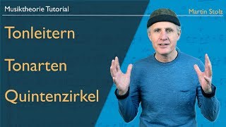 Musiktheorie Wie funktioniert das eigentlich mit den Tonleitern Tonarten und dem Quintenzirkel [upl. by Kalina]