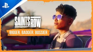 Saints Row  quotBigger Badder Bossierquot ReLaunch Trailer  PS5 amp PS4 Games [upl. by Cirdahc]