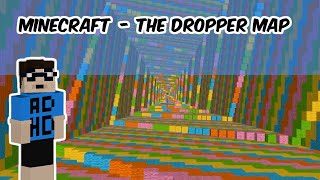 Minecraft Pc  The Dropper Map Part 1 [upl. by Alya]