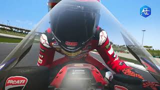 helmetcam onboard with Francesco Bagnaia  motogp2024 malaysiagp sepang race [upl. by Gemina]